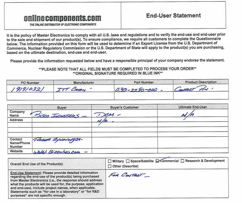 Why Did I Receive An End User Agreement Onlinecomponents